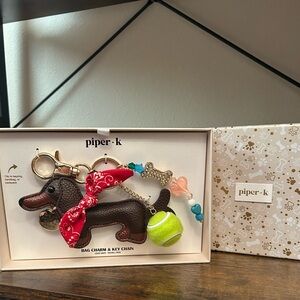 Piper K Dachshund Bag Charm